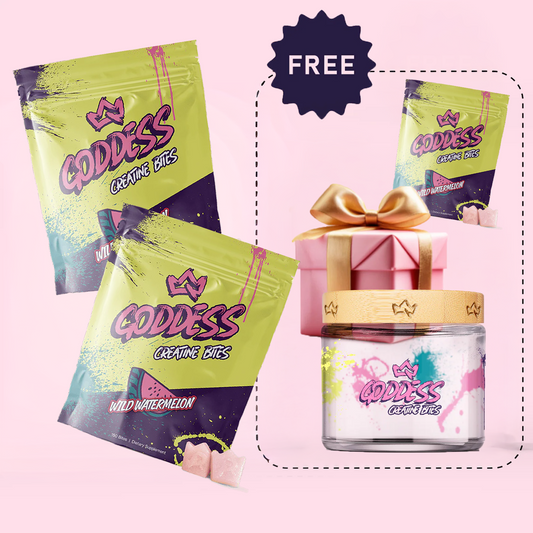 Goddess Creatine Bites Starter Kit (2 months + 1 month free)