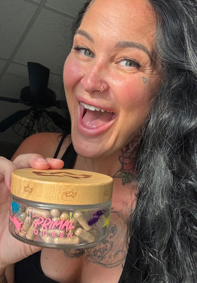 Woman with Primal Queen