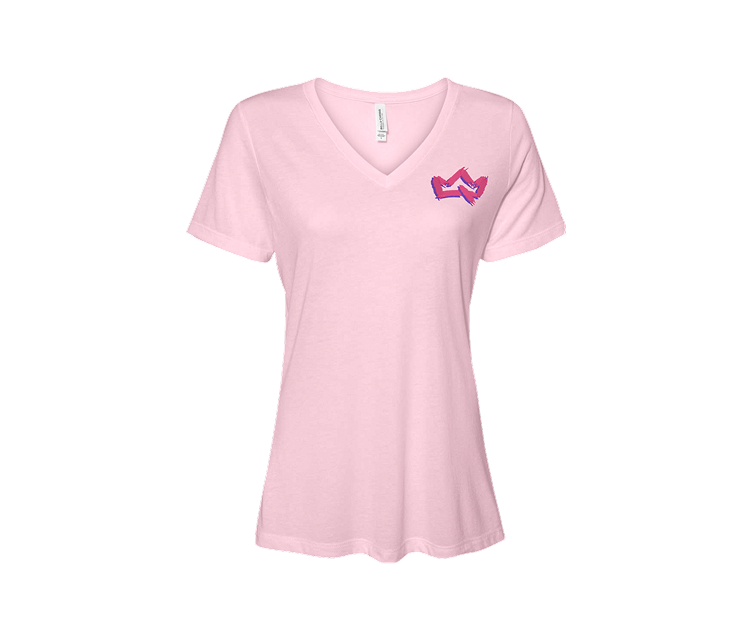 Relaxed Short Sleeve V-Neck Tee