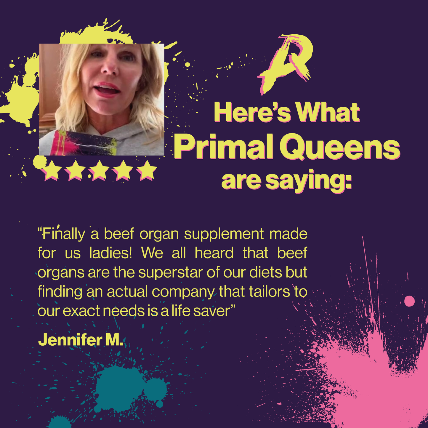 Primal Queen Superfood Beef Organs - 30 Day Supply (One Time Purchase)
