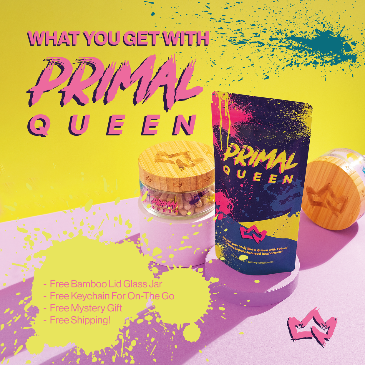 Primal Queen Starter Kit (4 months + 2 month free)
