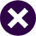 A purple circle on a white background.