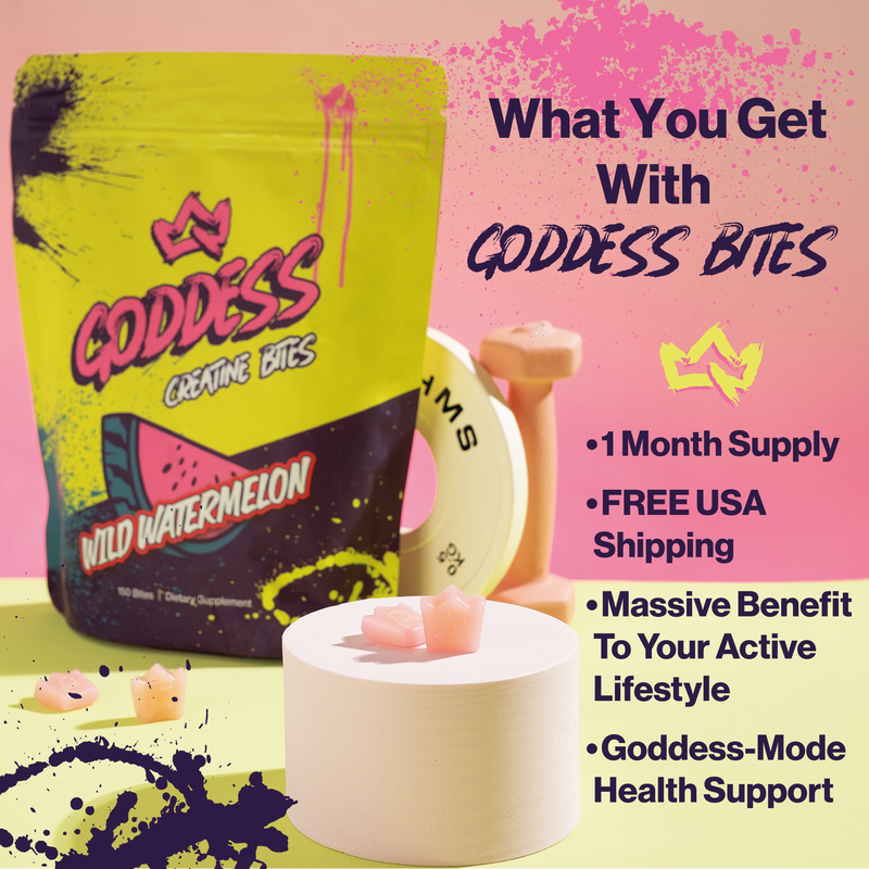 Goddess Creatine Bites Starter Kit (2 months + 1 month free)