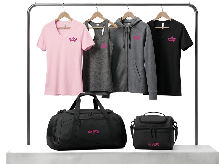 Primal Queen merch apparel and accessories