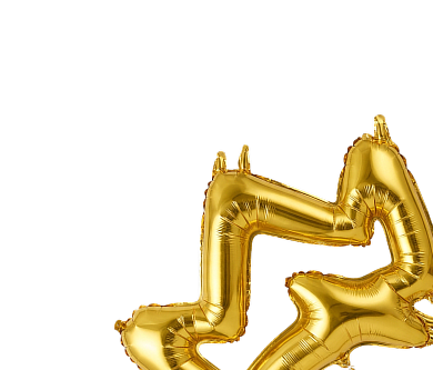Anniversary balloons